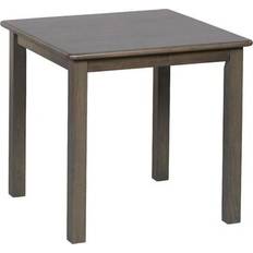 Brown Children's Tables ECR4Kids Square Hardwood Table 22.8 x 24 x 24 in