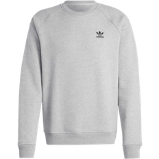 Adidas trefoil crew adidas Trefoil Essentials Crew Sweatshirt - Medium Grey Heather