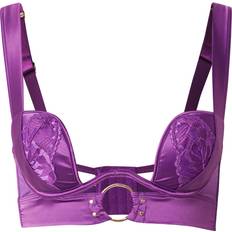 Floreado - Mujer Sujetadores Hunkemöller Sujetador Con Relleno Aros Longline - Elsa Morado