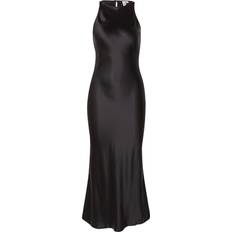 & Other Stories Dresses & Other Stories Bias Cut Satin Midi Dress Black