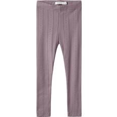 Lilla Bukser Name It Leggings - Elderberry