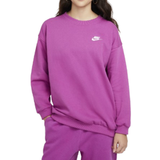 XS Sweatshirts Nike Older Kid's Sportswear Club Fleece Oversized Sweatshirt - Hot Fuchsia/White (FD2923-518)