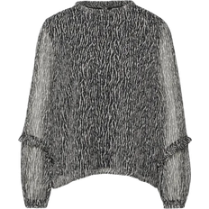 Ruffles Chiffon Tunic - Flint Grey