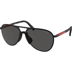 Prada Mies - Musta Aurinkolasit Prada Linea Rossa PS53ZS 1BO06F