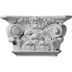 Kolommen, Tandlijsten en Consoles Ekena Millwork Swan Sqmk963662.042 Solid Surface Douchewandset