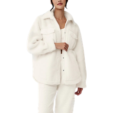 Alo Sherpa Edge Shacket - Ivory