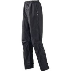 Men - Recycled Materials Rain Trousers Vaude Fluid Pants II Short - Schwarz
