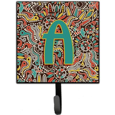 Pink Picture Hooks Caroline's Treasures CJ2013-ASH4 Letter A Retro Tribal Leash Key Holder Picture Hook