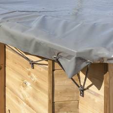 Piscine e Accessori Gre Copertura Invernale Ovali Legno Fuori 551x351 cm