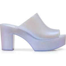 Lilla Hjemmesko Melissa Perlemor Hvide Mule Sandaler - Blå