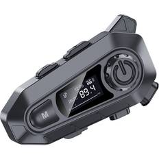 INF Kommunikations-Headset für Motorradhelme - Schwarz