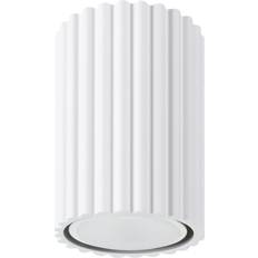 Carbon Taklampa Vit Höjd 10 cm Aluminium