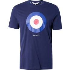 Ben Sherman Tops Ben Sherman T-Shirt Signature Target - Blau/Navy/Rot/Weiß