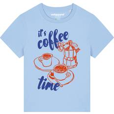 Watapparel Its Coffee Time T-Shirt - Brown