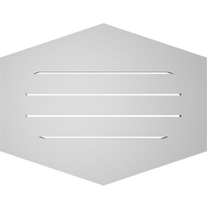 Snowguards Ekena Millwork Vertical Peaked Surface Mount Gable Vent 4/12 Pitch