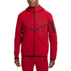 Nike Men's Tech Windrunner Hooded Jacket - Gym Red/Black