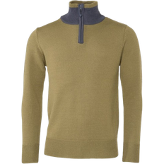 Stormberg Overdeler Stormberg Marka Half Zip Wool Sweater - Martini Olive/Ebony