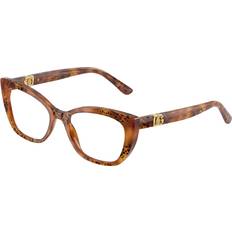 Briller & Læsebriller Dolce & Gabbana DG3398 52mm Briller Brown Leopard Print