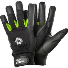 Tegera Synthetic Leather Gloves - Black