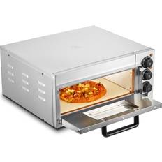 Rostfritt stål Pizzamaskin VEVOR Commercial Countertop Pizza Oven 16 inches