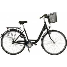 Damen Fahrräder Hawk City Wave Premium Plus 2023 - Black Damenfahrrad