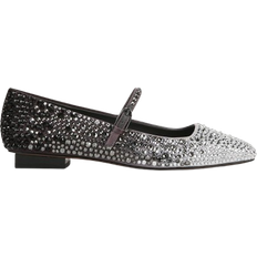 Franco Sarto Tinsley Mary Jane Flats - Silver Gemstone/Fabric