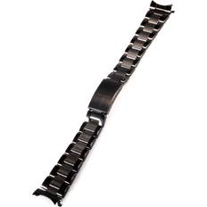 Alienwork Metall Klockarmband Svart