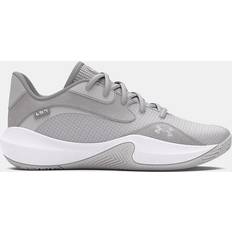 Grå - Herre Basketballsko Under Armour Lockdown 7 Low Basketballschuhe - Halo Gray