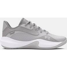 Man Basketball Shoes Under Armour Ua Lockdown 7 Low Mod Shoes - Gray