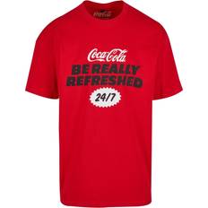 Abbigliamento Merchcode Coca Cola Refreshed Oversize Tee - Rosso/Nero/Bianco