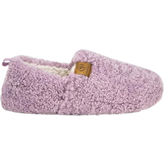 Soft Curly Full Slippers - Purple