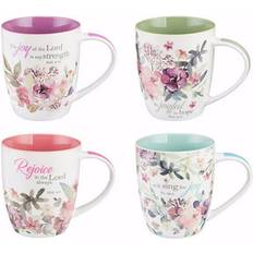 Christian Art Gifts Mug Set of 4 Cup & Mug