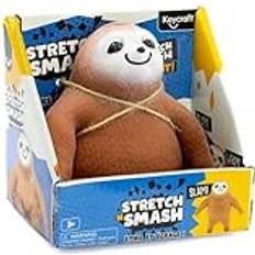 Gummi Fidgetleksaker Keycraft Stretch n Smash Sloth 2 Blandade Färger
