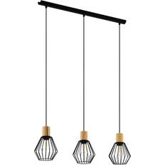 Verlichting Eglo Palmorla Hanging Light Oblong 3-Bulb Pendant Lamp