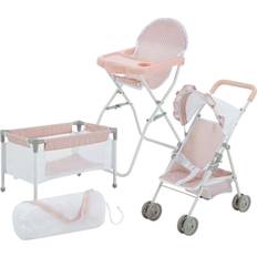 Polka Dots Princess 3 In 1 Doll Nursery Set
