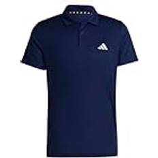 Adidas Pikétröjor adidas Train Essentials Training Polo Shirt - Dark Blue/White