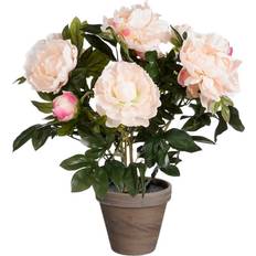 Gråa Konstgjorda växter Mica Decorations Kunstpflanze Peony Künstliche Pflanzen