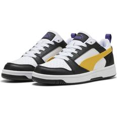 Babies - Yellow Trainers Puma Rebound V6 Lo Youth Sneakers - Black/Yellow Sizzle/White