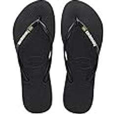 Havaianas Slim Brasil Logo - Black