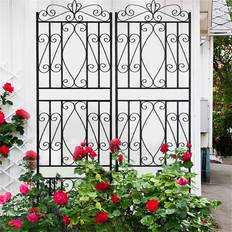 Metal Fan Trellis 182cm H x 2cm W x 50cm D