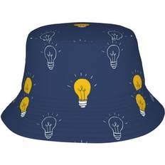 Cywemop Bucket Hat for Men Women - Blue Light Bulbs