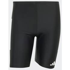 Elastan/Lycra/Spandex Badebukser adidas 3-Stripes 8-Inch Badebukser - Black/White
