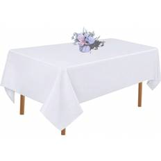 Shein Rectangle Table Cloths 60 x 84 Inch Tablecloth White (153x153cm)