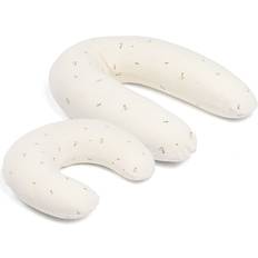 Amnings- och Gravidkudde 2-i-1 Quilt Creme Blomma