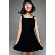 Velour Children's Clothing H&M Girls Velvet Dress - Black