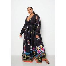 Shein Tropical Print Maxi Dress