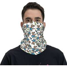 Zccfswm Bandana Neck Gaiter Face Mask - White