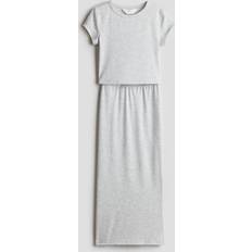 Gråa Övriga sets Barnkläder H&M Flicka T-shirt Och Kjol Set - Ljusgrå