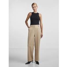 Y.A.S Dam Byxor Y.A.S likka Hw Wide Pants - Nomad