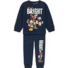 Dinosaurier Pyjamasar Barnkläder Name It Nmmsilva Musse Ls Nightset Wdi Pyjamas - Mörk Safir